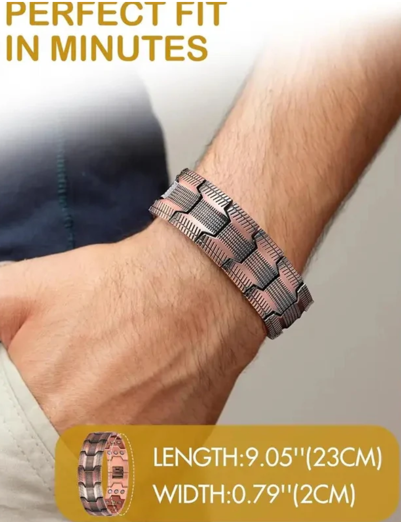 Vionara Copper Magnetic Therapy Bracelet