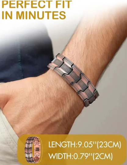 Vionara Copper Magnetic Therapy Bracelet
