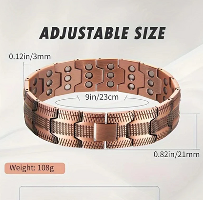 Vionara Copper Magnetic Therapy Bracelet